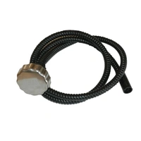 DEFA Strøminntak MiniPlug/Plug-in - 0,6m Vanntett (IP67) kappe i rustfritt stål